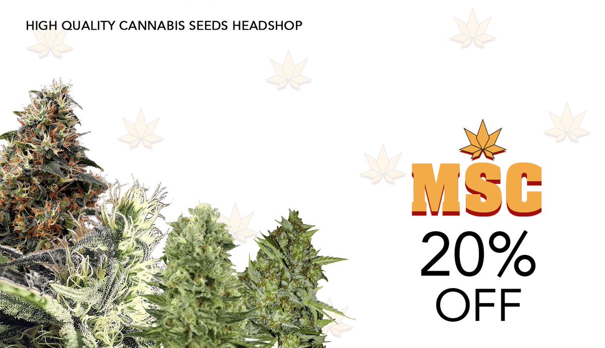 🔥 Get hooked to the #cannabis fever with an amazing 20% discount on Maryjuana Seed City, exclusively for you! 🌿 Use code SAVEONCANNABIS20 at checkout. Visit 👉 buff.ly/3xvYvmy 👈 to get your hands on some of the best cannabis seeds in town! #weed #discount