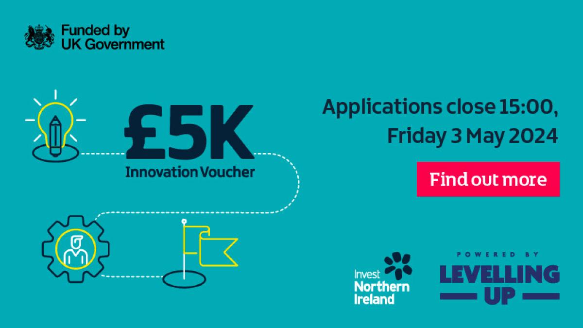 What could a £5k voucher do for your business? Innovation Vouchers allow you to access the skills & expertise of public sector knowledge providers, such as universities and colleges, in NI and RoI Apply now >> tinyurl.com/bdhk22dj