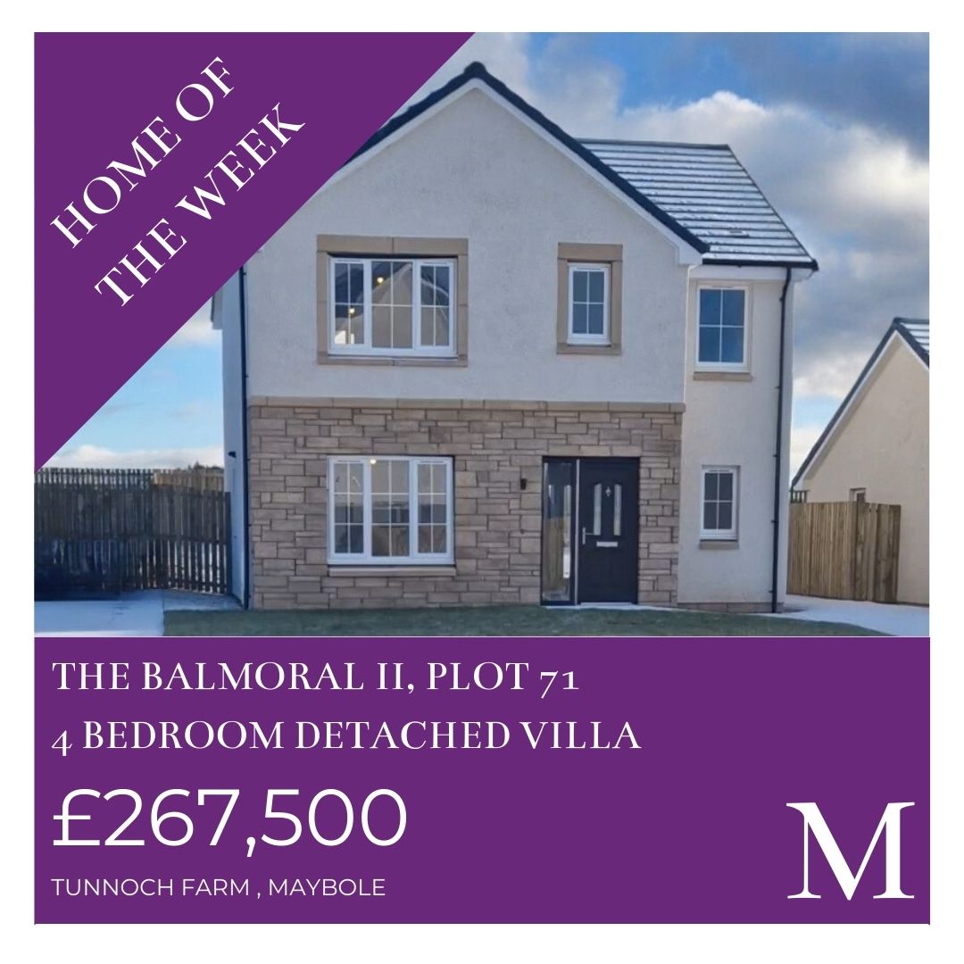 🌼Come and visit our stunning show home today!⁠
⁠ ⁠
⁠🌳Discover the beauty of our family show home at Tunnoch Farm, Maybole, KA19 7BN.⁠ ⁠
⁠
📲To get in touch, call our friendly consultant 01292 834040⁠ or email us at info@milestonedevelopments.co.uk⁠.⁠
⁠
#newhomes