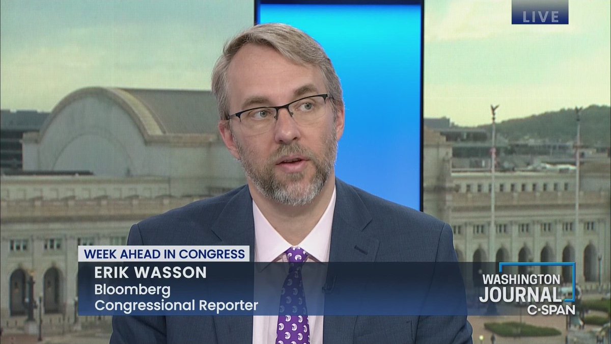 We invite Bloomberg's Erik Wasson (@elwasson) back on the program, to discuss the week ahead in Congress Watch here: tinyurl.com/2p8tka3w