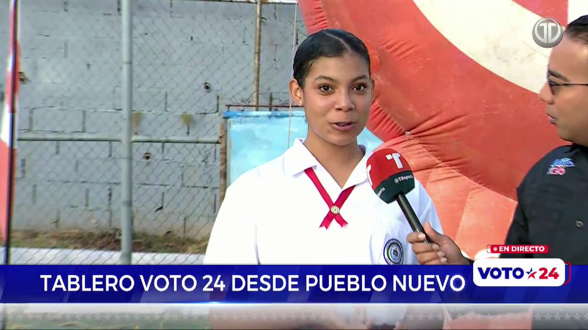TReporta's tweet photo. Jóvenes de Colón que estudian en el Colegio Eben Ezer señalan en el #ElTableroVoto24 que entre los problemas de la provincia se encuentra la falta de apoyo al deporte y el arte, el estancamiento de la educación y la falta de agua.
#Voto24 #TReporta https://t.co/TO4V3tfzPM