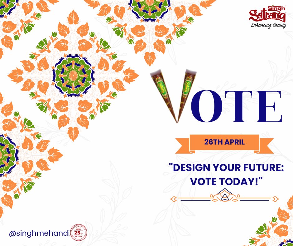 VOTE TODAY
#singhsatrangmehandi #singh #singhmehandi #singhherbal #singhicehenna #besthaircareproducts #mehandi #henna #singhsatrangmehandi #bestmehandicone #singh #singhbansuri #singhmehandi #satrang #VoteToday #burgundy #Vote2024 #votenow #vote4