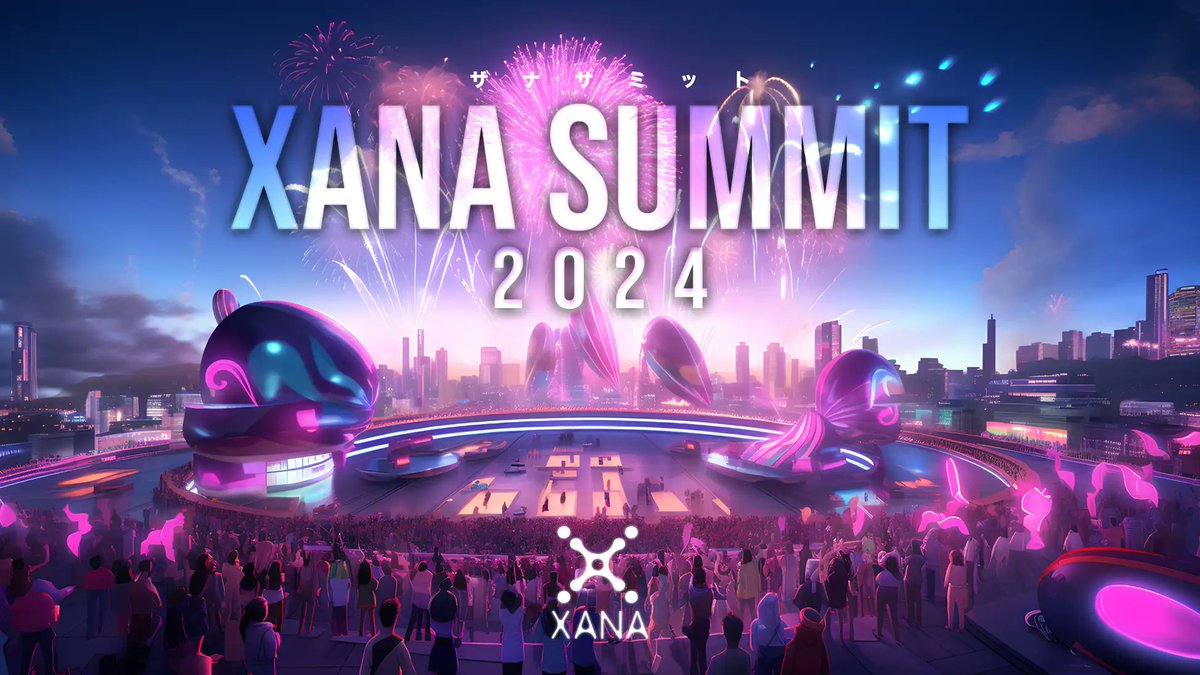 /
📣 #XANA Presents
"XANA SUMMIT 2024"
\

A large-scale expo focused on AI, #Web3, Metaverse, DAO, and Entertainment✨

✅ An unprecedented event at a scale of tens of thousands, featuring leading DAOs and companies.
✅ A gathering of pioneers with a vision for the next