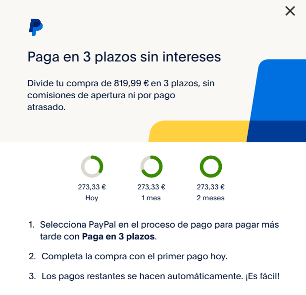 RaserLink_Shop's tweet photo. Ya puedes pagar en RaserLink también con PayPal y con Google Pay.  

➡️Paga en 3 meses sin intereses en pedidos de entre 30€ y 2000€

#tech #Tecnologia #shopping https://t.co/Hin3rtqqvA