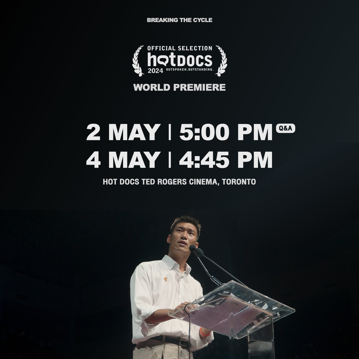 Our official world premiere schedule and Venue 🇨🇦

Reserve Tickets >> hotdocs.ca/boxoffice/tick…