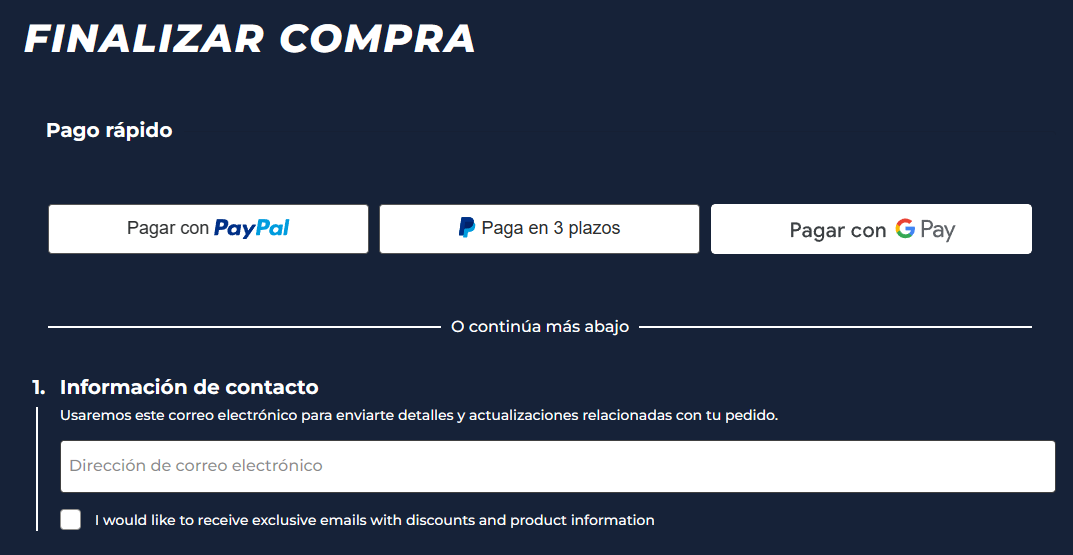 RaserLink_Shop's tweet photo. Ya puedes pagar en RaserLink también con PayPal y con Google Pay.  

➡️Paga en 3 meses sin intereses en pedidos de entre 30€ y 2000€

#tech #Tecnologia #shopping https://t.co/Hin3rtqqvA
