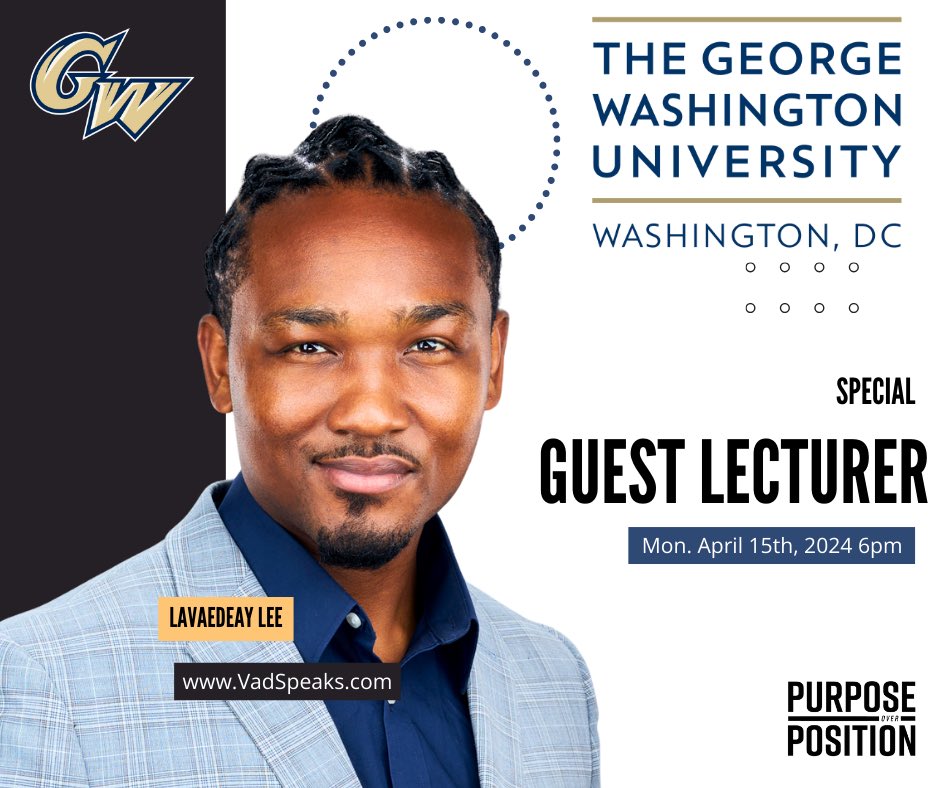 _VL2's tweet image. New Territory🔔👑 @gwuniversity 

Thankful for the opportunity to serve the “Psychosocial Aspects of Health and Illness” class at GWU tonight!

#SpeakLife #FromTheInsideOut #VadSpeaks #PurposeOverPosition