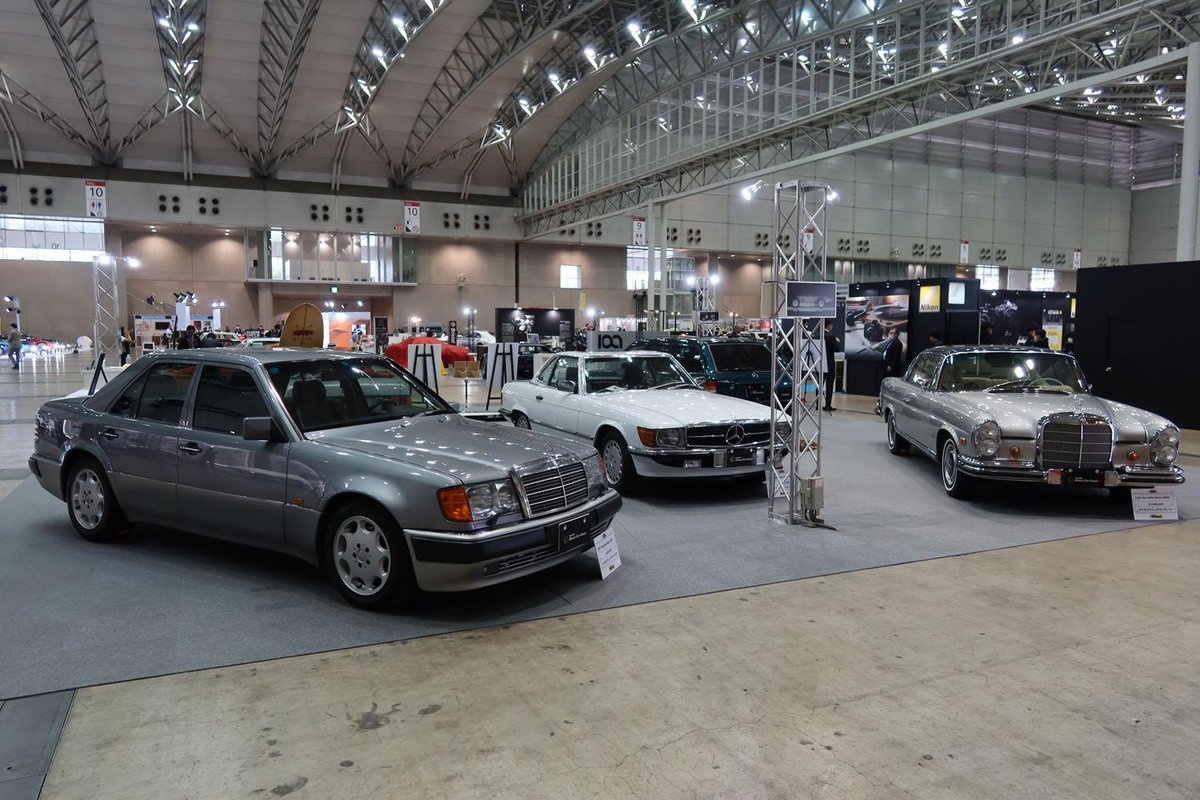 webcgnet's tweet photo. 5台のメルセデスのうち、あなたが最も欲しいのはどれですか? 私はやはり、「500E」。そのお値段は?(関 顕也)#ヤナセ #メルセデスベンツ #280SE #280TE #500SL #500E #560SL #オートモビルカウンシル https://t.co/dILbUi1UgU https://t.co/F1K2NVzERJ
