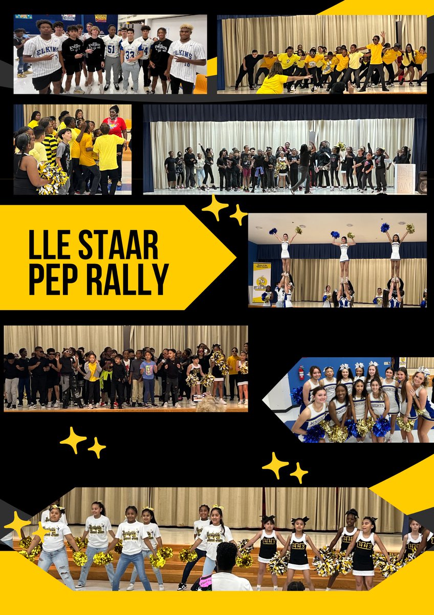 Thank you @ElkinsFootball @Elkinscheer & @ElkinsKnights for bringing the energy at our STAAR Pep Rally with our 3rd-5th graders!! @Justin_Kowrach @idaford09 @tonisha_johnson @FBISDAthletics