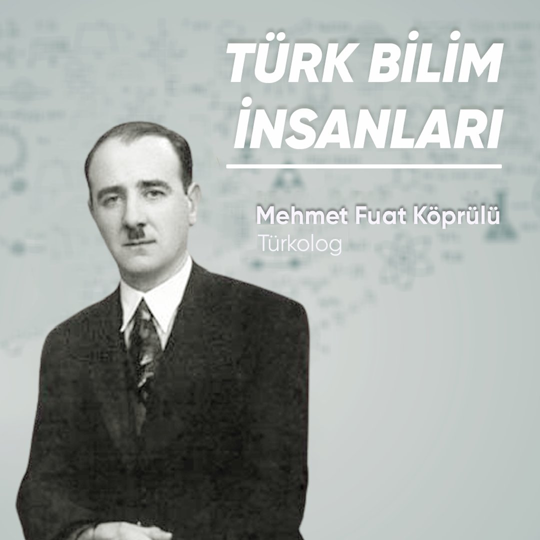 M. Fuat Köprülü, Türkolog, edebiyatçı ve siyasetçi olarak tanınır. Millî edebiyat akımını benimsemiş ve Türk edebiyat tarihine önemli katkılarda bulunmuştur. Türk tarihi üzerine yaptığı önemli çalışmalarla tanınmaktadır.