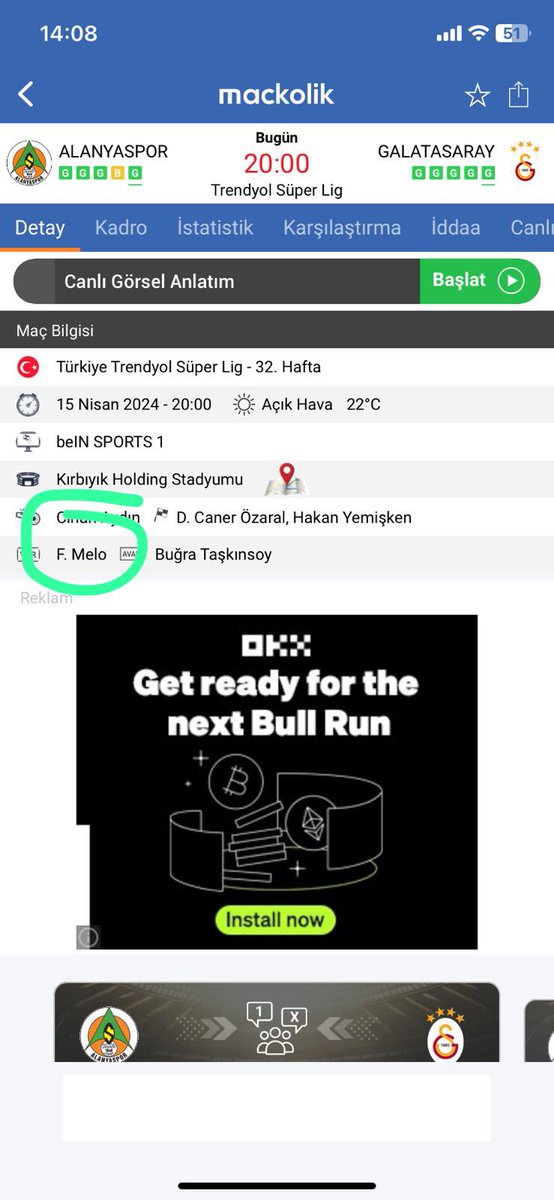 Bu kadar da açık açık olmaz bee #ALYvGS