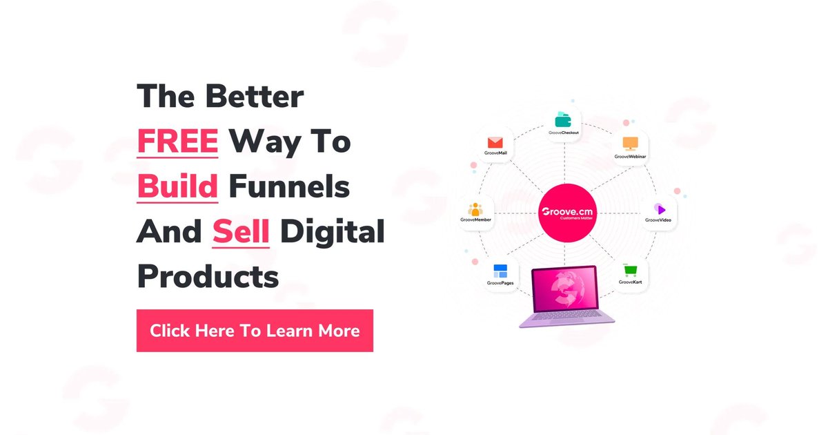 mariahiebert's tweet image. Discover the Ultimate Free Solution for Building Funnels and Selling Digital Products with Groove: The Comprehensive Marketing and Automation Platform That Stands Above the Competition, Now Available for FREE Forever! buff.ly/3JBX0X3 
#groovepages #groovemail #groovesell