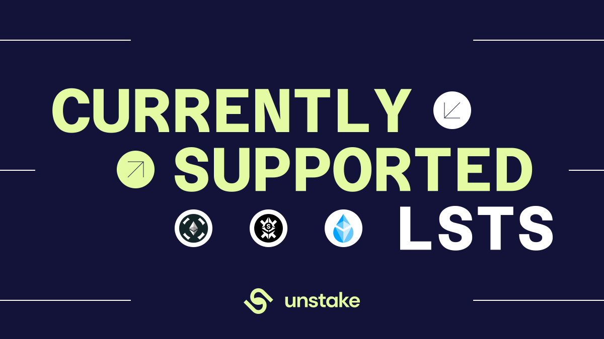 Unstake protocol tweet media