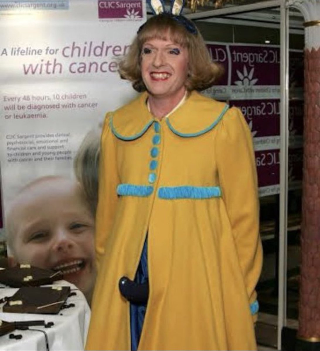 So Sir Grayson Perry aka @Alan_Measles turns up to a children’s charity event wearing a dildo. Why?