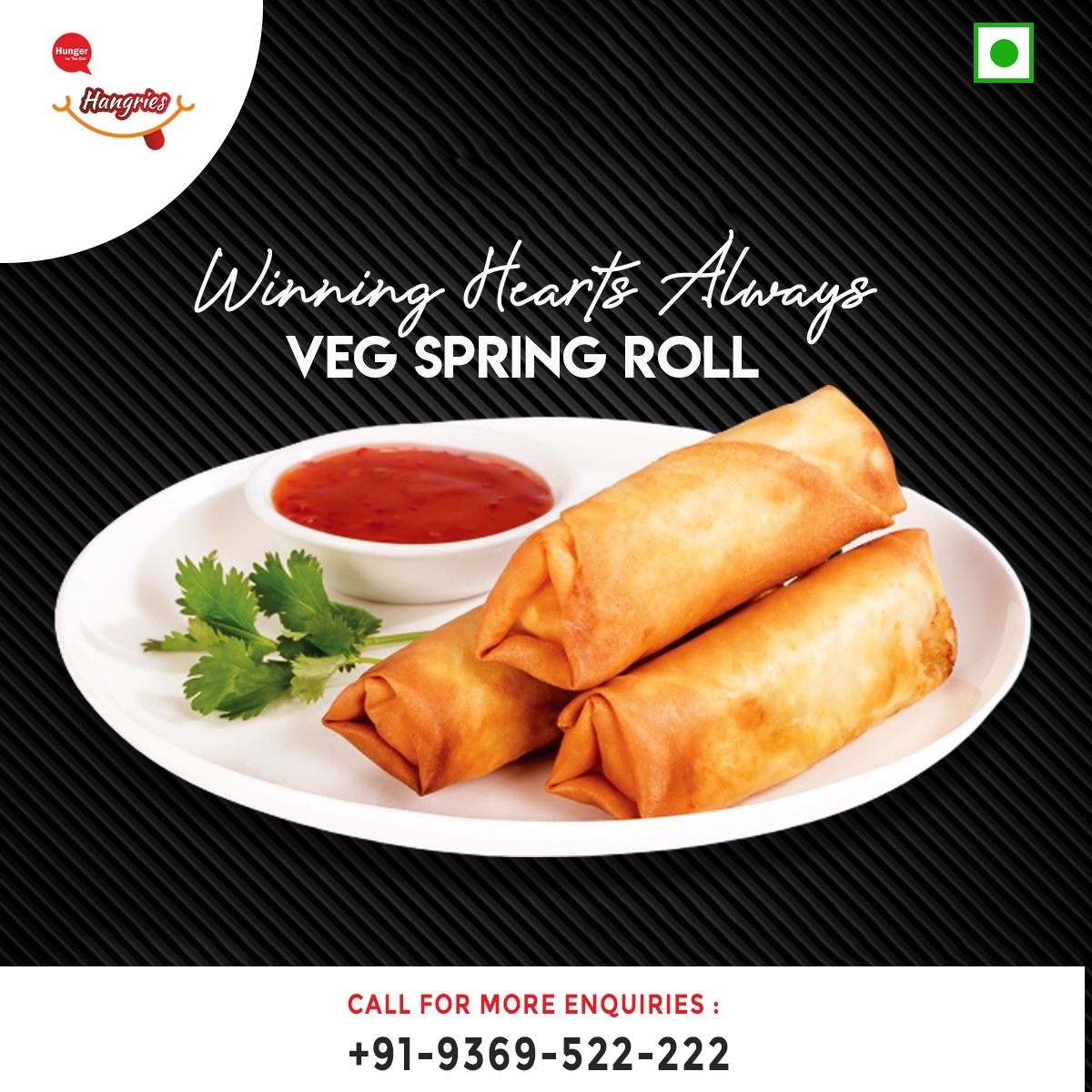 hangries_in's tweet photo. Treat yourself to our irresistible Spring Rolls
#hangries #vegspringroll #fastfood #foodie #foodlovers #foodgasm #yummy #cravings #ınstafood #foodblogger #foodgrams #foodiepics #foodlove #foodoftheday #foodtime #foodgoals #foodlovers #foodstyling #foodiepics #foodlovers https://t.co/DPD2ALj92w