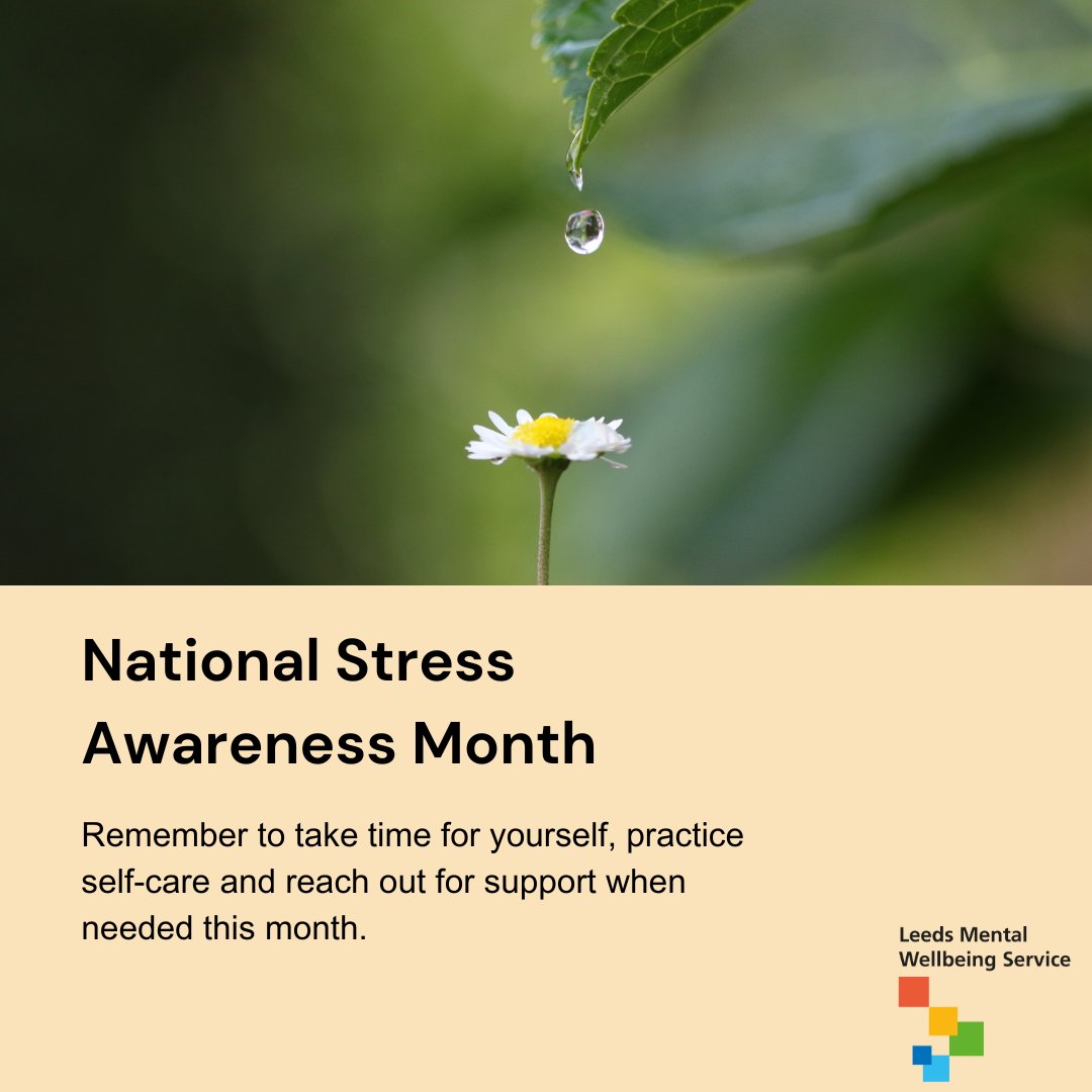 During this month, take some few moments each day to engage in mindfulness practices such as deep breathing or simply being present in the moment. This can help calm your mind and reduce stress levels 🎑🫂. leedsmentalwellbeingservice.co.uk #StressAwarenessMonth #MondayMotivation