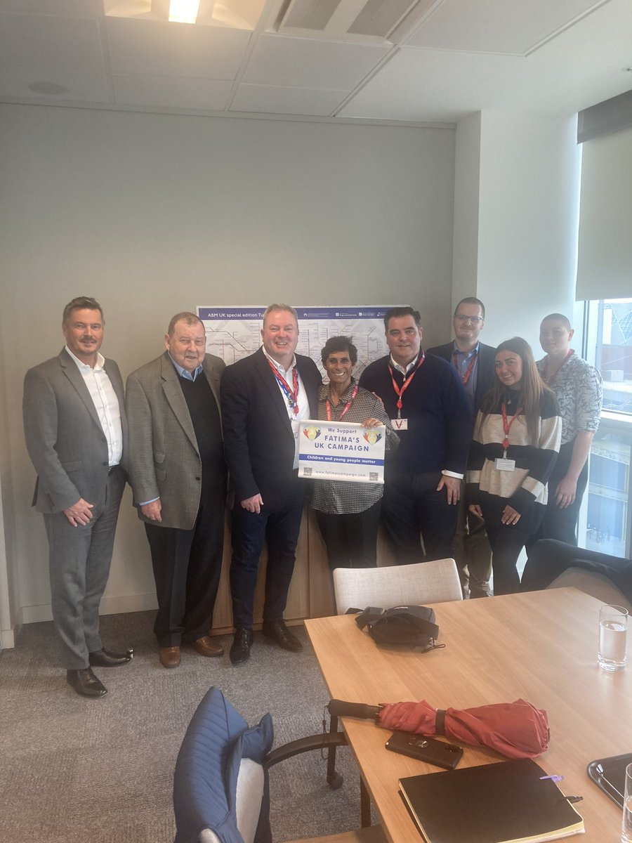 Fatimascampaign.com another collaboration in partnership today having had another positive meeting with Michael Wood (Working Together) ABM Faculties (Nicolas Northard & David Donovan) and Daniele Lucia (Homewood). On the pathway to support Care Leavers into employment.