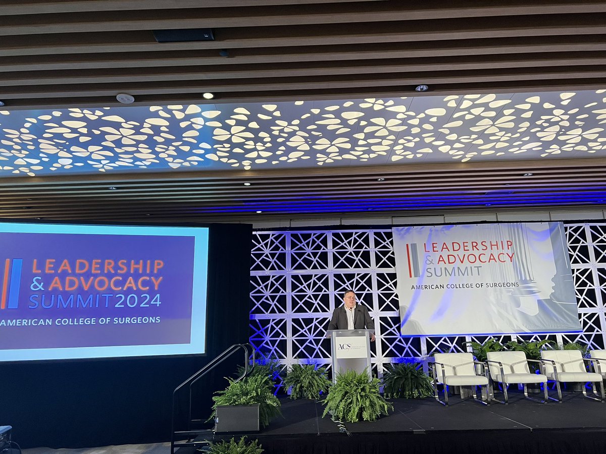 ACS Director of the Division of Health Policy and Advocacy Christian @Shalgian opens the Advocacy Summit! #ACSLAS24