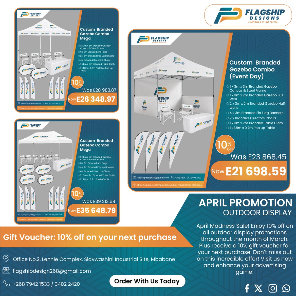 Flagship_D268's tweet photo. Get your branded Out door display from the best in the business!! https://t.co/XHJKO92kr7