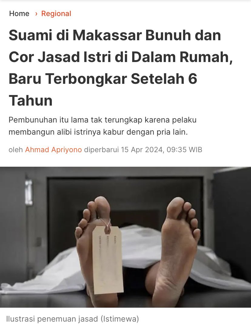 tidak ada kejahatan yg sempurna