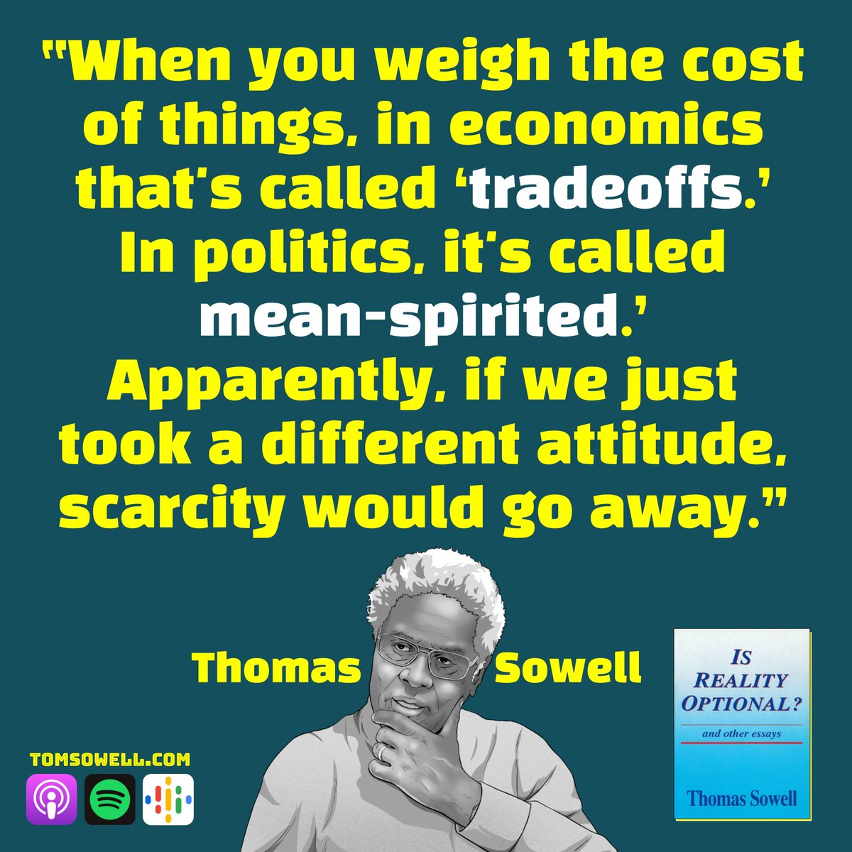 Thomas Sowell, The Genius of... (@AlanWolan) on Twitter photo 2024-04-15 12:14:34