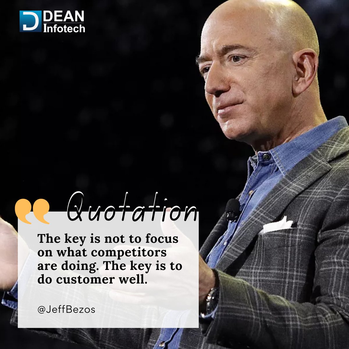 #CustomerFirst

Don't get distracted by the competition. Focus on delivering exceptional value and service to your customers, and they'll keep coming back.

#motivation #motivationalquotes #success #entrepreneur #Technology #worklife #workculture #customer