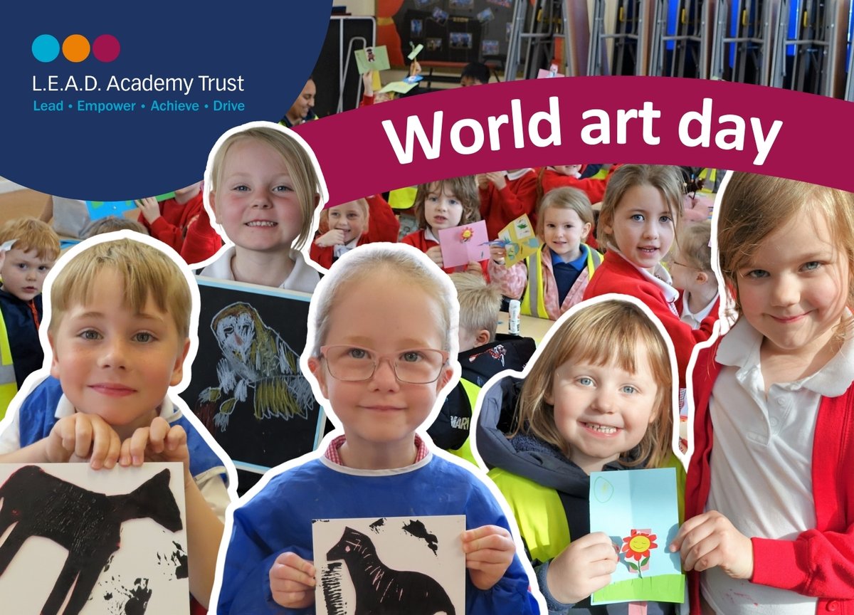 Celebrating World Art Day with a burst of creativity from the talented students across our academies. #WorldArtDay