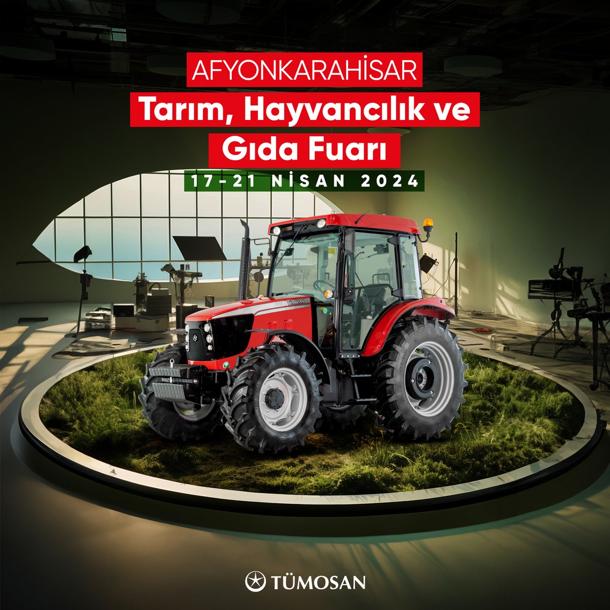 17-21 Nisan 2024 tarihleri arasında Afyonkarahisar Tarım, Hayvancılık ve Gıda Fuarı'ndayız! Gücünü kanıtlayan TÜMOSAN ile tanışmanız için sizleri de standımıza bekliyoruz. #tumosan #afyonkarahisar #fuar