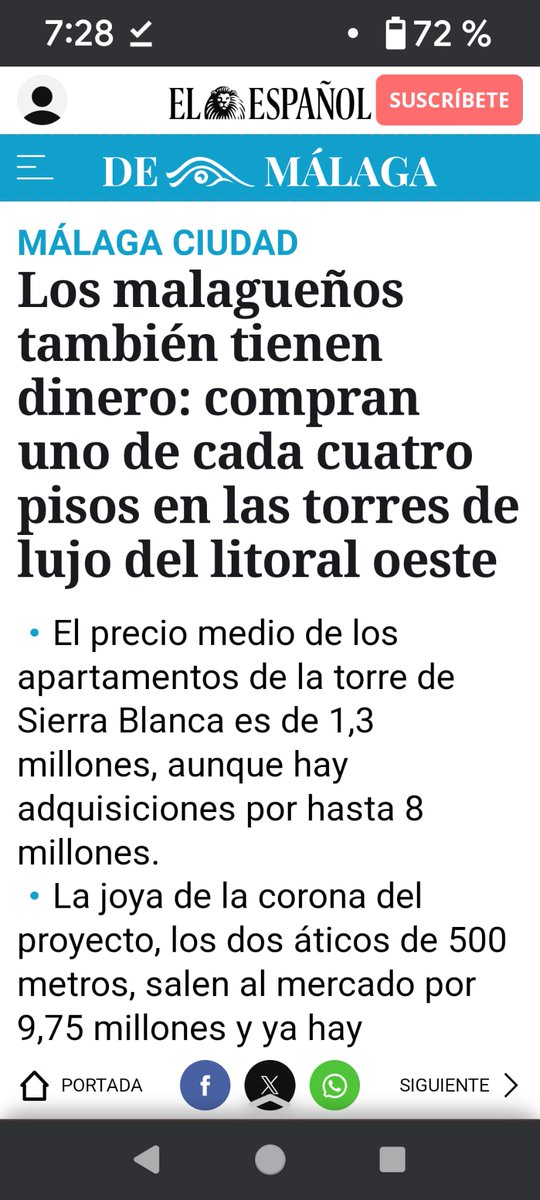 La importancia de los titulares. En términos de porcentajes, a mí me saldría más bien negativa.