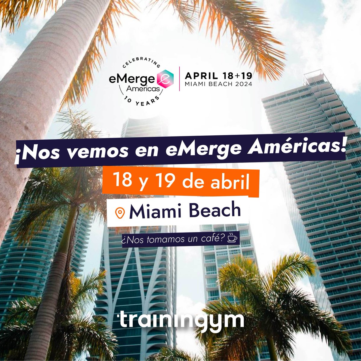 ✈️ Adiós Alemania... ¡Hola #Miami! Después de #FIBO, ponemos rumbo a @eMergeAmericas. ➡️ Eventazo tecnológico que reunirá los próximos 18 y 19 de abril a inversores, empresarios e innovadores tecnológicos de todo el mundo ¿Nos vemos allí? 👇 hubs.la/Q02sRXHJ0