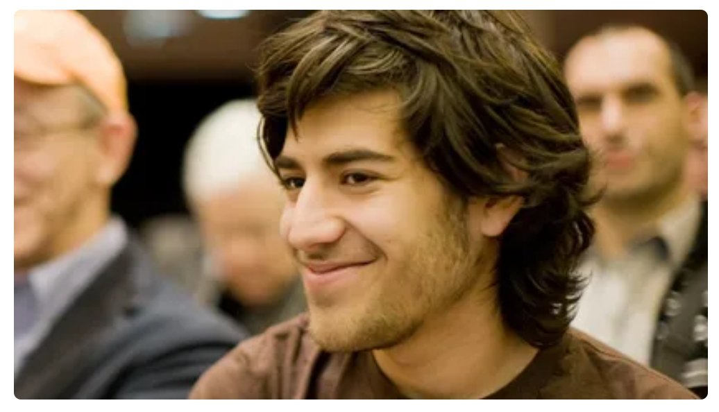 Aaron Swartz you will be avenged in this lifetime, my beautiful boy.