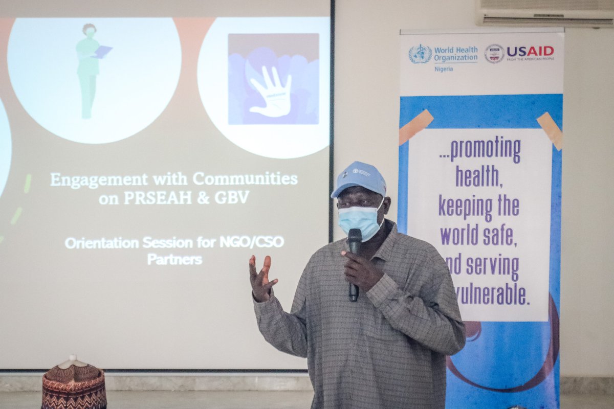 WHONigeria's tweet photo. At the Northeast 13th JOR, @yobegovernor requested @WHO to enhance its response to GBV. With funding from @USAIDSavesLives, @WHONigeria trained 20 participants from 7 CSOs operating across six high-risk LGAs to conduct awareness on GBV integrated with meningitis key messages https://t.co/6tHxrdXtVH