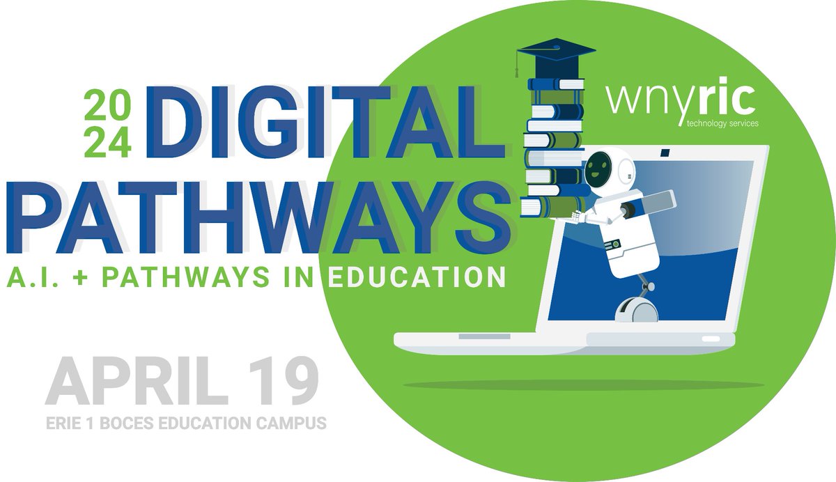 Looking forward to learning from colleagues at Digital Pathways this Friday! @NYSCATE @Erie1BOCES #DigitalPathways24