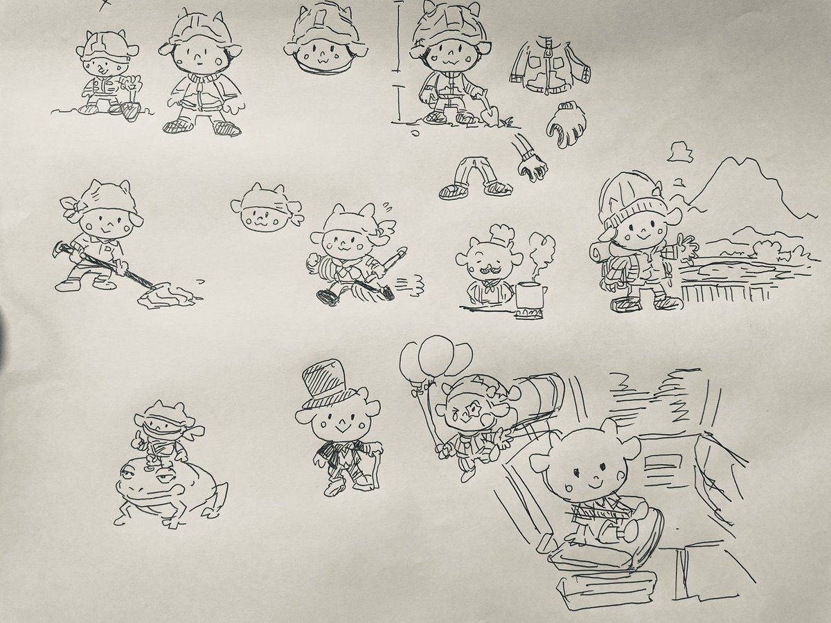 #年齢とイラスト晒してびっくりした人がrtしてくれる
なんとことしで40歳になるのである
可愛い方向性の絵を描くのも好きだからーー!! 