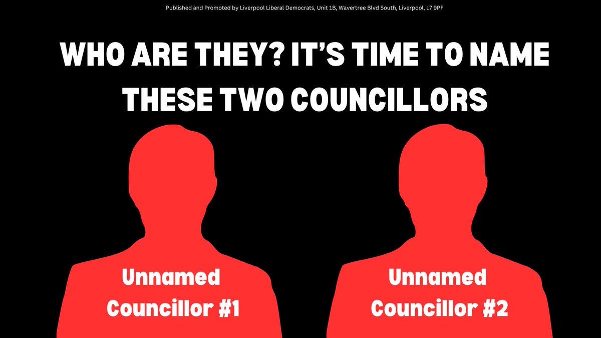 It's time for @lpoolcouncil to comply with ICO's decision and reveal the name of the two sitting Liverpool City Councillors who haven't paid their council tax! Sign our petition calling for the Council to name them now! liverlibdems.org.uk/name-the-counc…