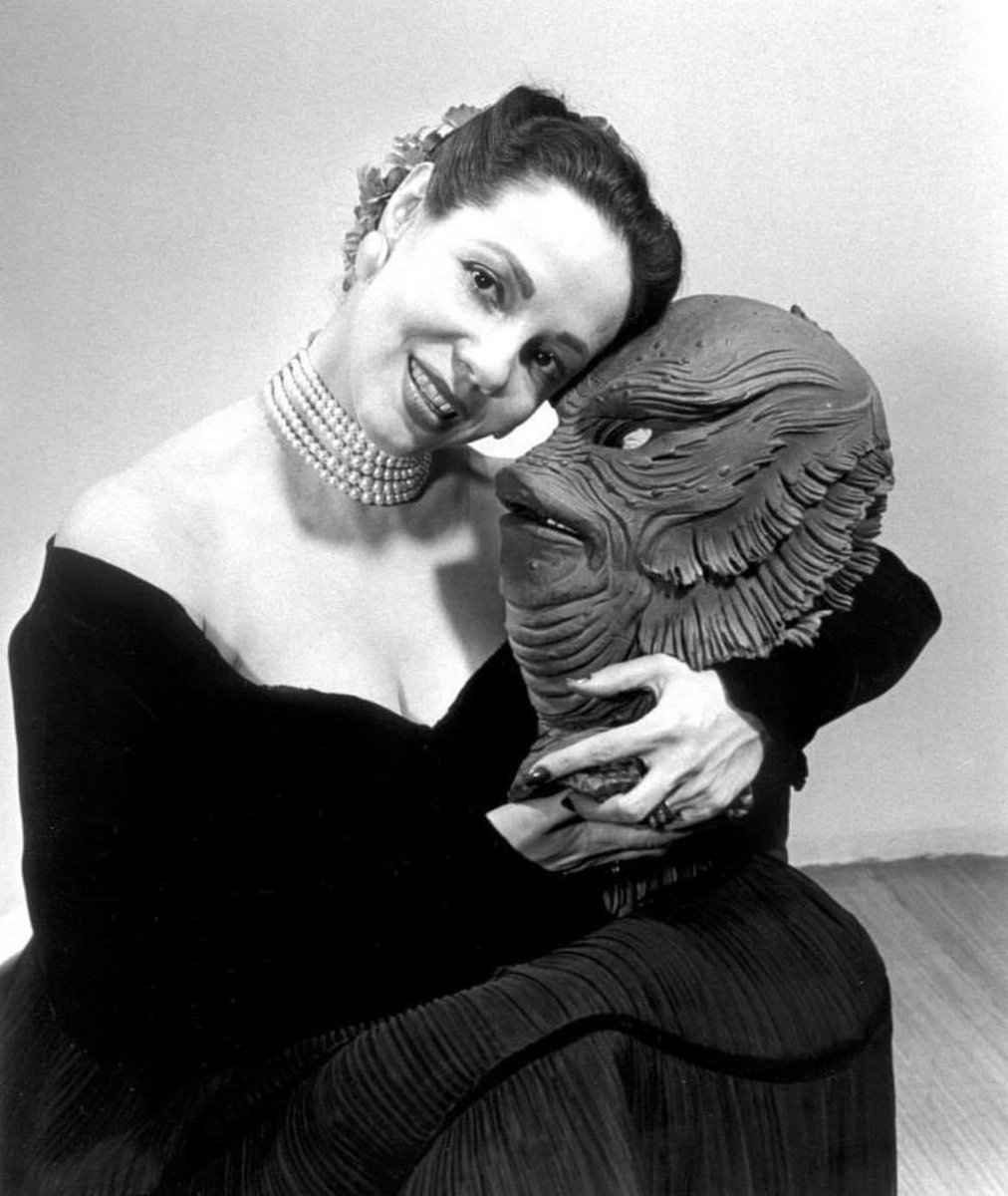 Milicent Patrick, the first woman to work in special effects, makeup & creator of the legendary Gill-man head costume for Creature from the Black Lagoon! A true Mother of Monsters!