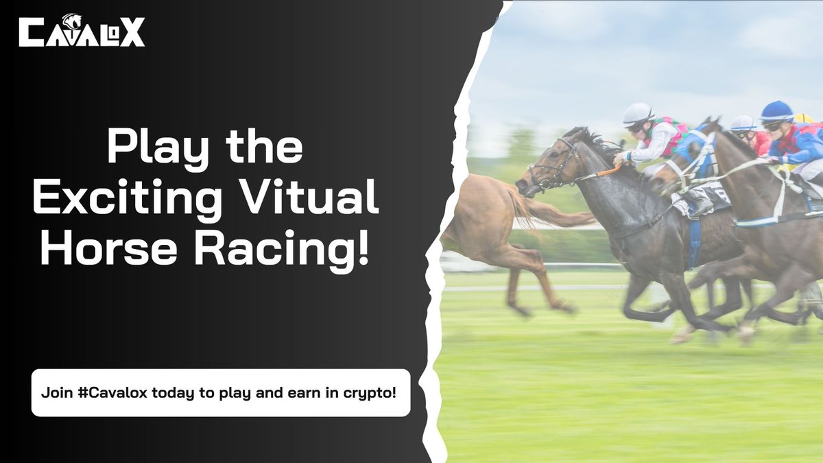 cavalox_eu's tweet photo. 🐎🌟 Gallop into the future with Cavalox, the ultimate blockchain horse racing gaming webapp! 🏆

#Cavalox #BlockchainGaming #HorseRacing #GamingApp #FutureOfGaming #CryptoGames $cvlox https://t.co/K8HVlSPh73