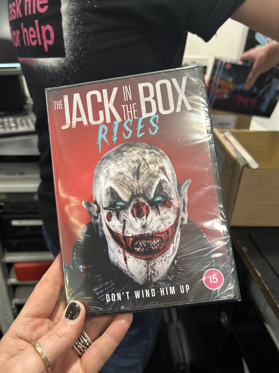 Our favourite new release today #jackinthebox Rises (TBH it’s the strap line Don’t Wind Him Up. Because it’s Monday and every thing winds us up on a Monday 🤣)