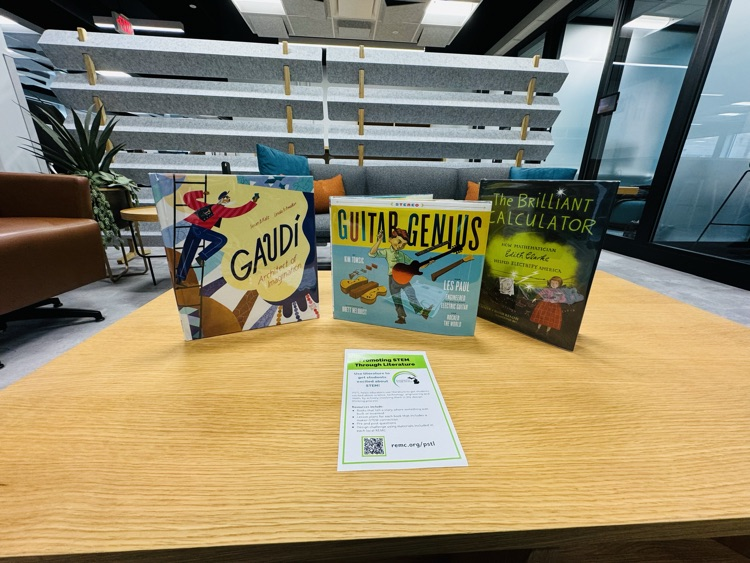SaginawISD's tweet photo. We're thrilled to announce that "Promoting STEM Through Literature" has expanded its collection with three new books now available in our REMC checkout system! #REMC https://t.co/QnURQyxPgA