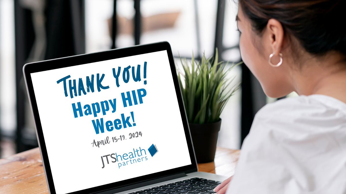JTSHealthP's tweet photo. Health Information Professionals are valuable members of the healthcare team.    Happy #HIPWeek24!  #ThankYou https://t.co/b36G1SYuNw