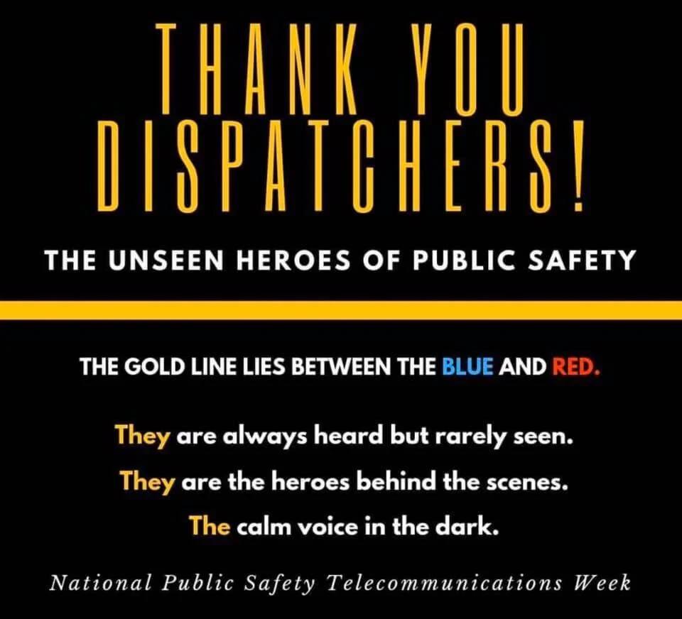 Happy National Public Safety Telecommunications Week from all of us at Law Enforcement Labor Services!