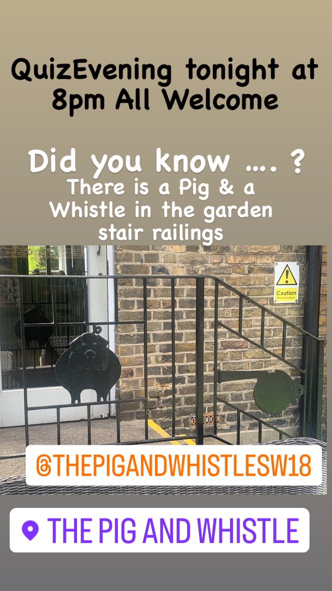 #wandsworth #earlsfield #wimbledon #sw18 #southfields #quizevening #thepigstheplace