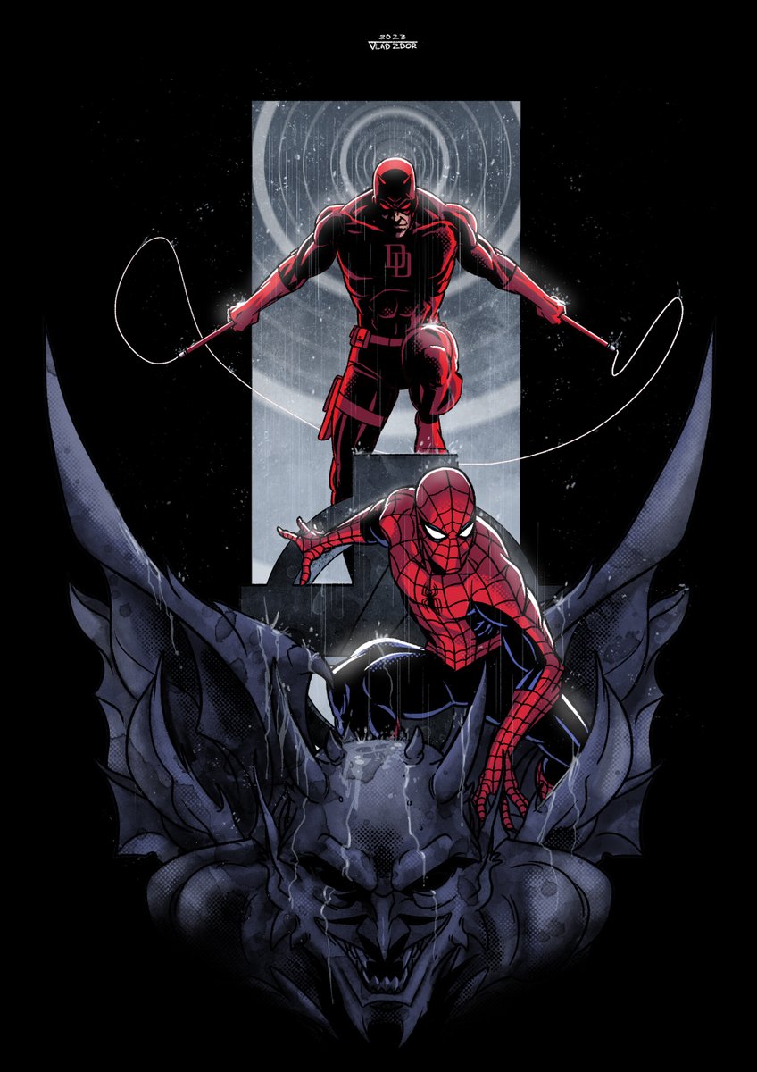 Spider-Man & Daredevil
Artwork by @VladZdor 
#SpiderMan #Daredevil