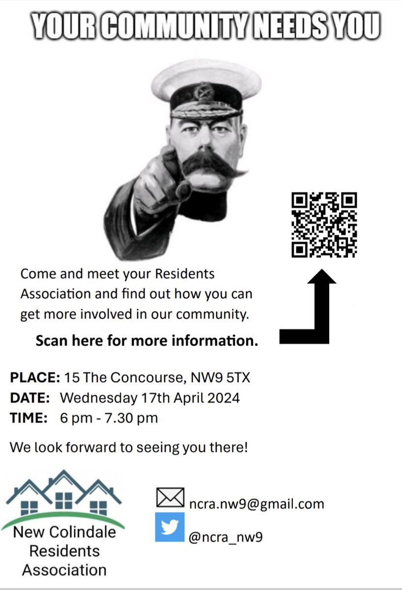 Reminder for our upcoming meeting this Wednesday to get to know your neighbours and your residents association needs you. @time_nw @cct_colindale @BarnetCouncil @Barneteye @BarnetLabour @BarnetTories @BarnetGreens @MPSColindale @ItjlColindale @Heybournepark @mayorofbarnet