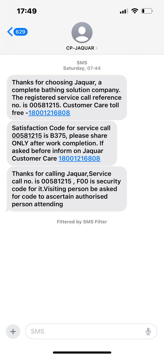 digi_anki's tweet photo. @JaquarGroup It been 3 days no one from jaquar has looked into this matter , it very shameful from @JaquarGroup https://t.co/eL1r4gobFg