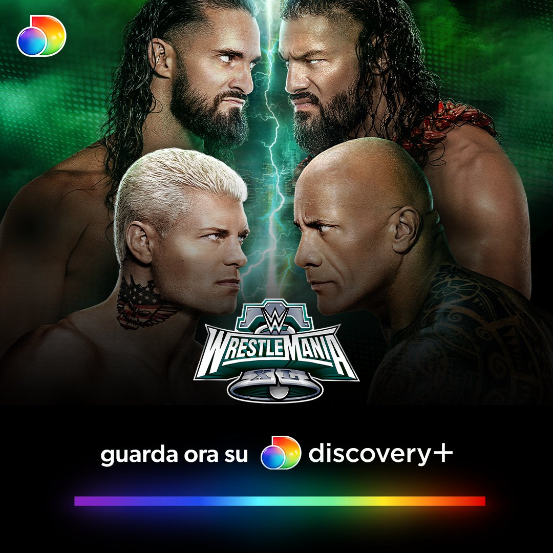 Due show pieni di incredibili sorprese. 💥 Guarda ora #WrestleManiaXL su discovery+ 👉 bit.ly/49C3P5d