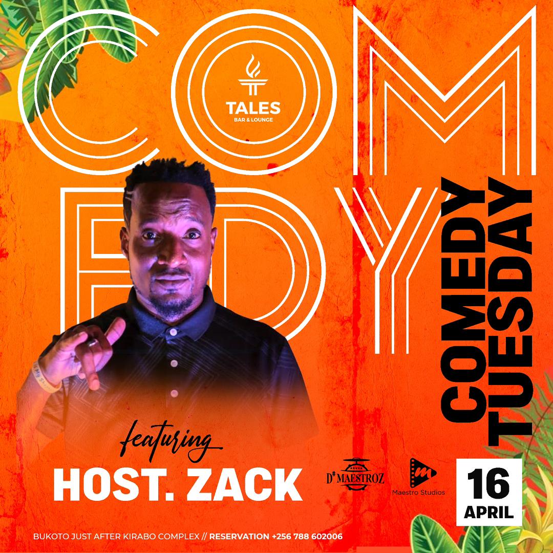 Get ready for a night of musical comedy hosted by the one and only MC Zac! Join us this Tuesday for an unforgettable lineup featuring D#Maestroz Band, Sammie & Shawa, with MC Mariachi! WhatsApp 0700564679 Book your table #ComedyAtTalesLounge #TalesOfComedy #TalesBandNights