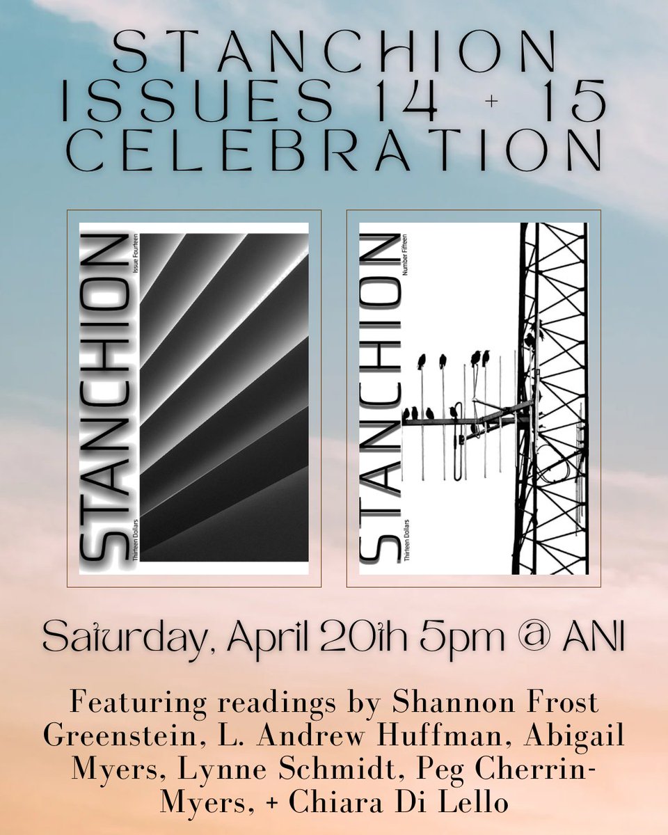 Please come hang <a href="/anovelideaphl/">A Novel Idea on Passyunk</a> on Saturday. Hear great stories &amp; poems, buy books &amp; magazines, support Stanchion &amp; the best independent bookstore in Philly, and know that the readers are being paid a wee bit for their time &amp; art.