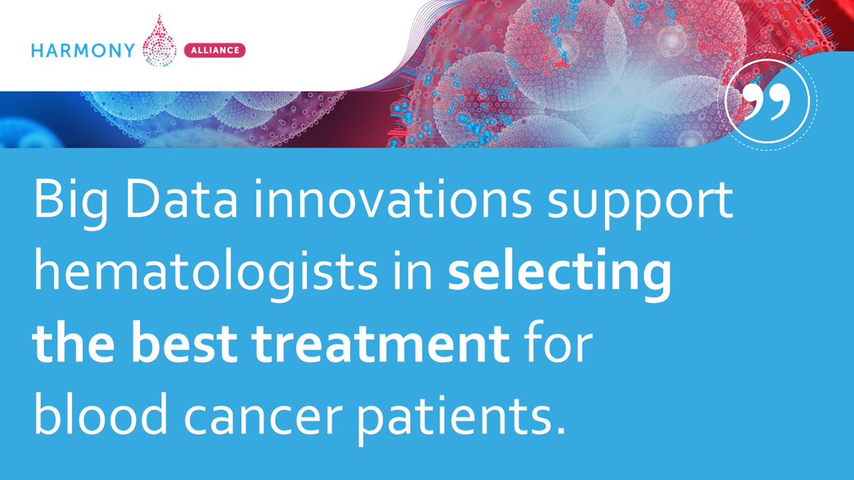 A hematologist or scientist? May we have a moment of your time? We are a Public−Private Partnership for #bigdata in #hematology | 128 Partners from 28 countries | #bigdata platform | data-driven research projects | multiple #bloodcancers | Learn more: harmony-alliance.eu