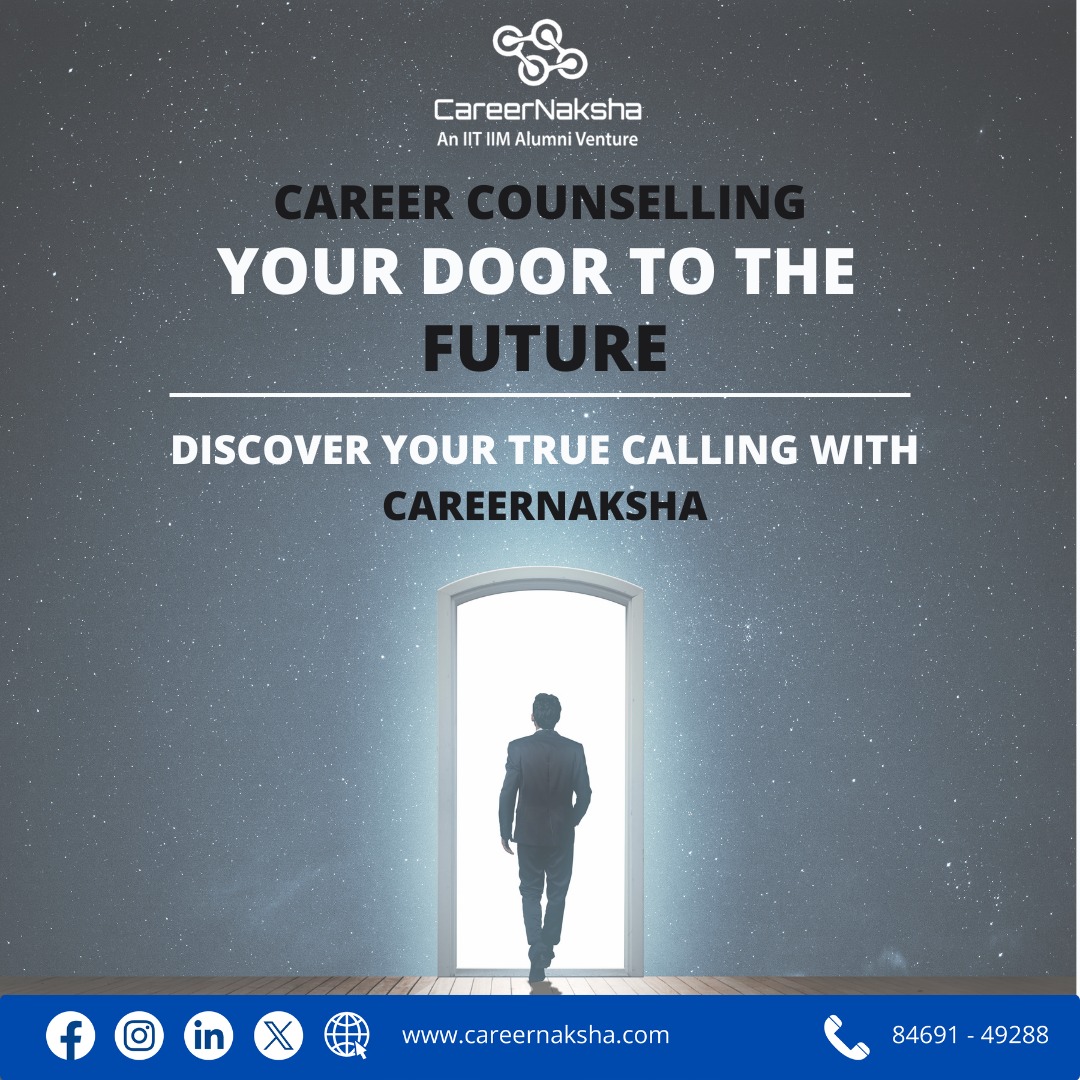 Unlock the doors to your future with career counseling. Let the experts guide you towards a path of success and fulfillment. 
#CareerNaksha #CareerCounseling #FutureBound #SuccessAhead